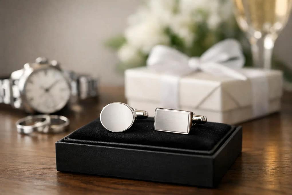 Engraved Cufflinks Wedding Gift Ideas