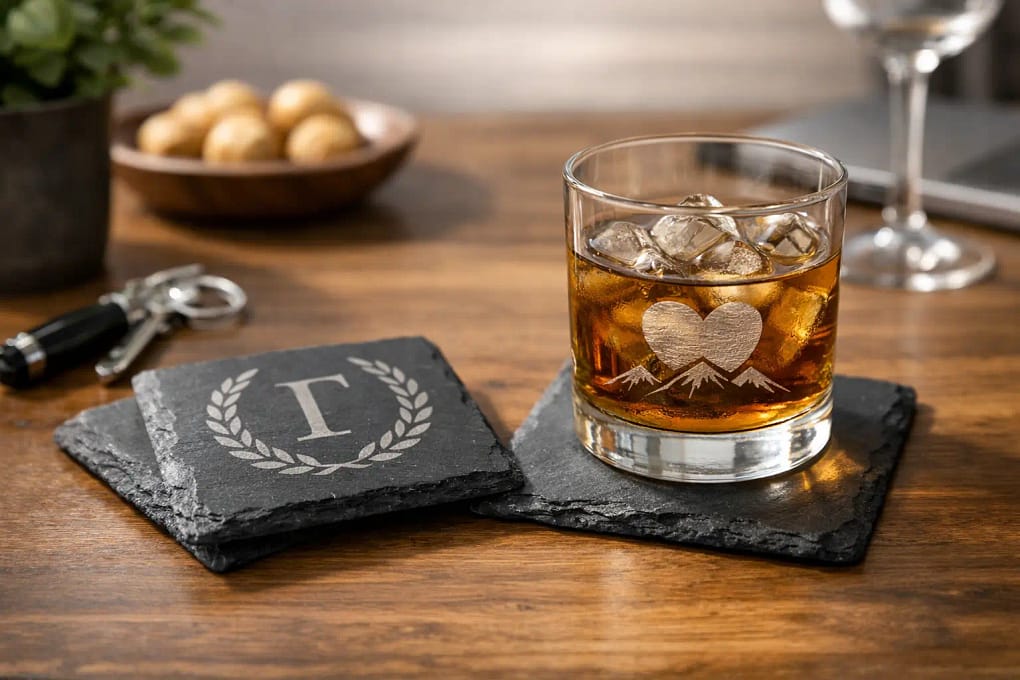 Why Personalised Slate Coasters Work