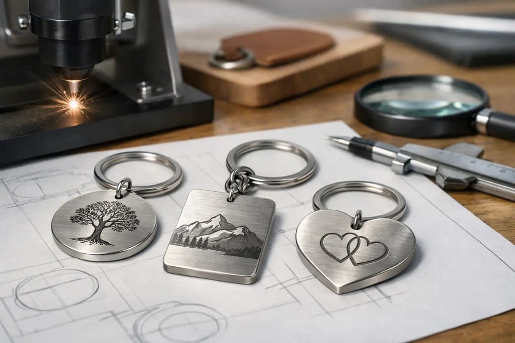 How to Design Engraved Keyrings Well
