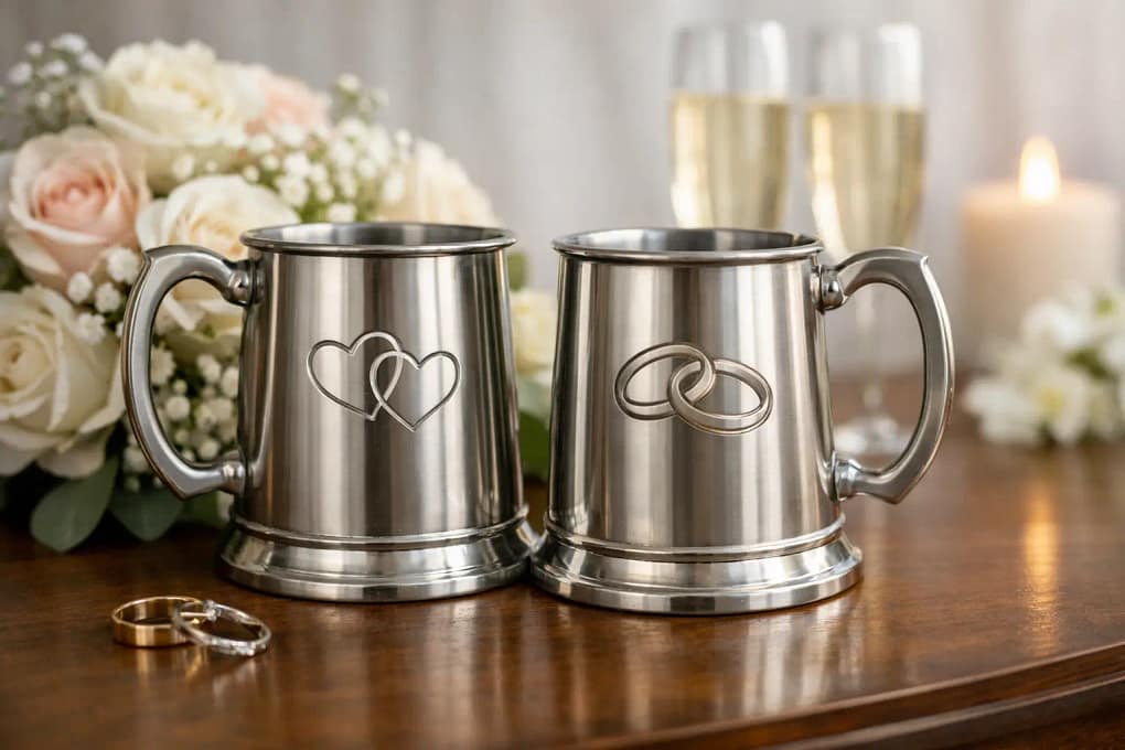 Engraved Wedding Tankards That Feel Personal