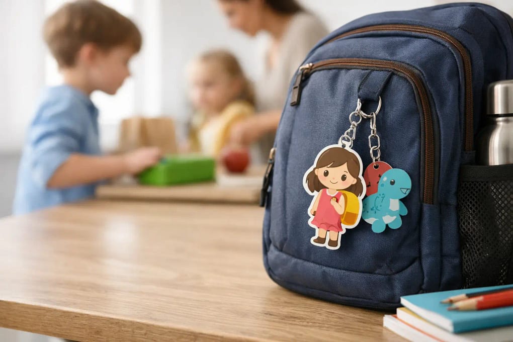 Personalised School Bag Tags for Busy Mornings