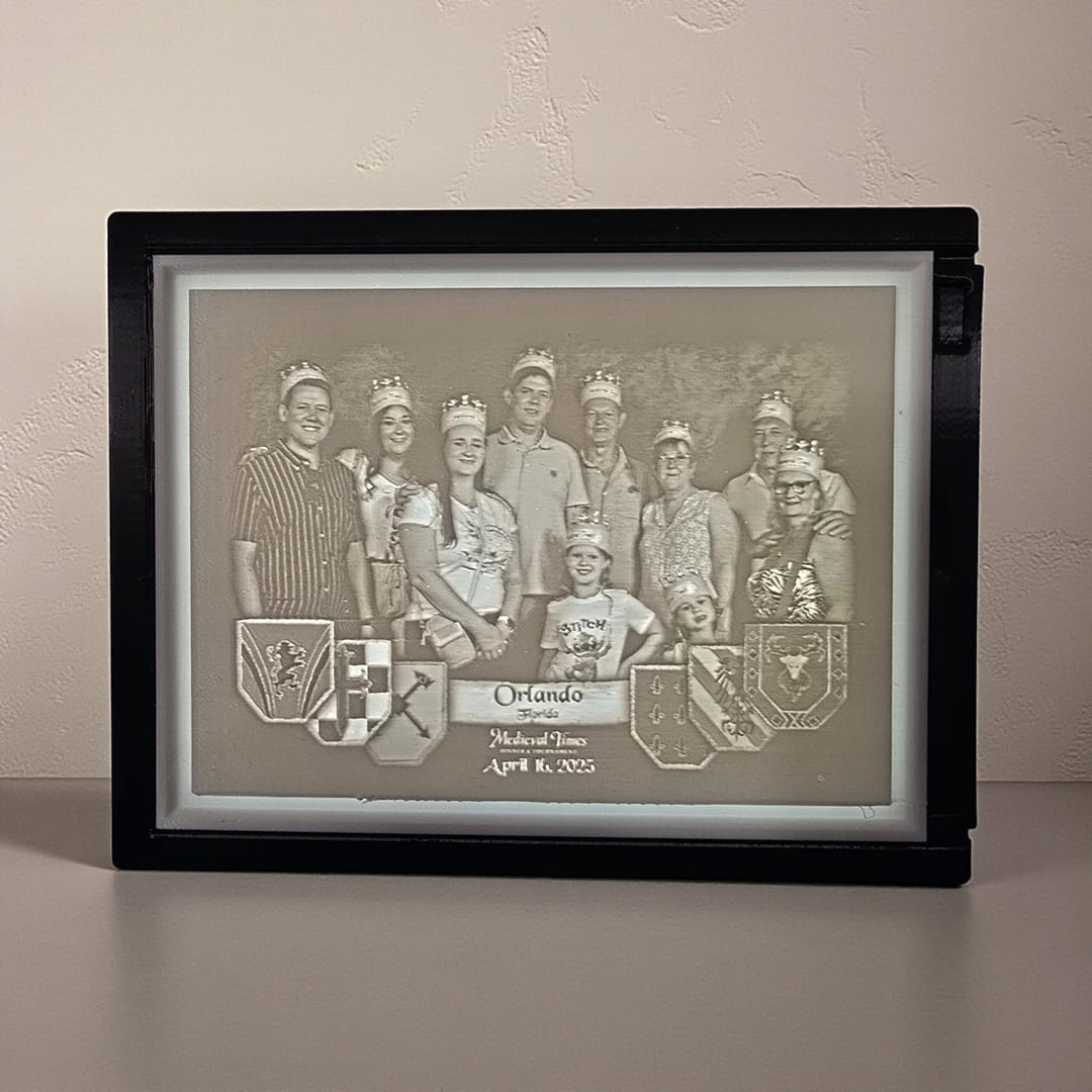 3D Printed Photo Lithophane