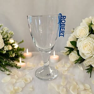 Alternative view of Personalised Name Drink Marker Clips