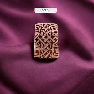 Engraved Gold Brass Lighters