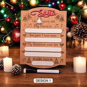 Reusable Santa Wishlist Board