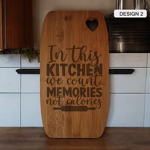 Alternative view of Personalised Bamboo Cutting Board