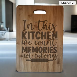 Alternative view of Personalised Bamboo Chopping Board