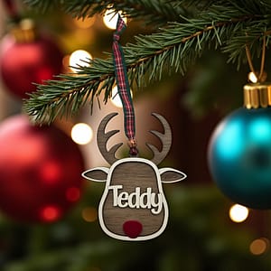 Alternative view of Christmas Reindeer Ornament