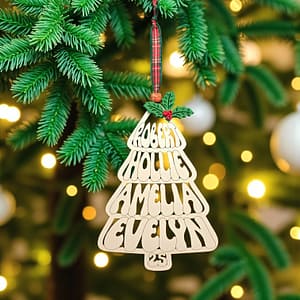 Personalised Name Christmas Tree Ornament