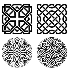 Celtic Knot Engraved Marble Coasters - Image 4