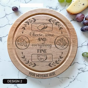 Beech Cheeseboard With Tools - Image 3