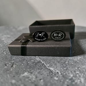 Black Cufflinks - Image 2