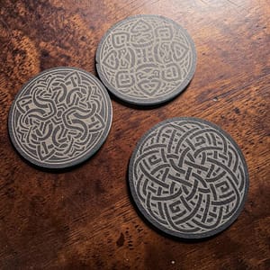 6 Natural Slate Coasters