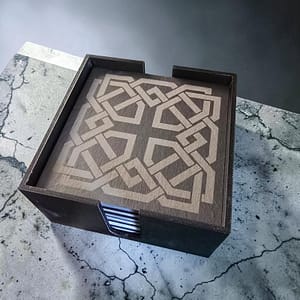 6 Natural Slate Coasters - Image 10