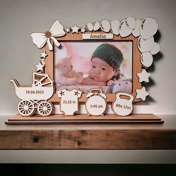 Personalised Baby Photo Frame