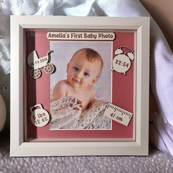 Personalised Baby Photo Frame