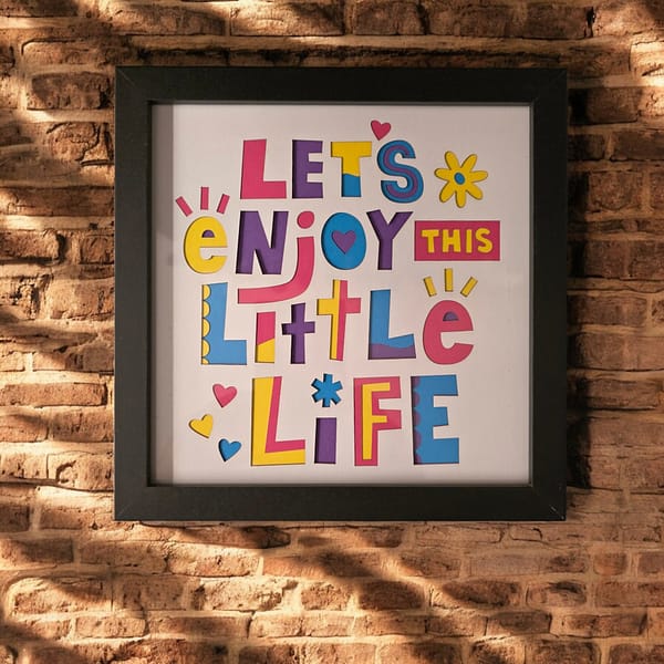 Colourful Layered Wall Art