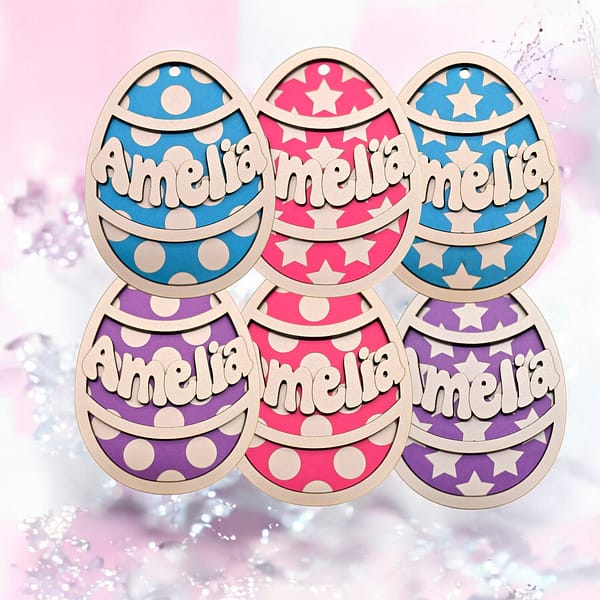 Easter Egg Bag Tag